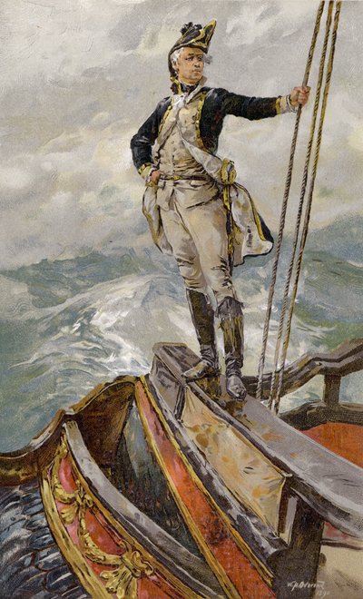 El capitán del crucero de William Heysham Overend